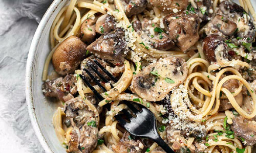 Mushroom Herb Linguine